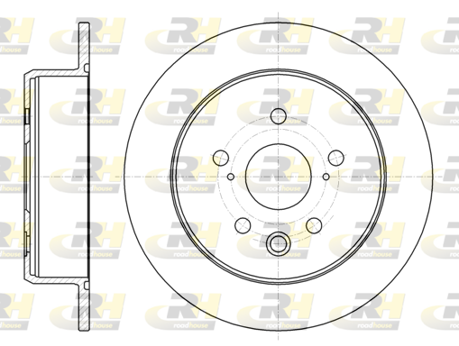 Тормозной диск   61075.00   ROADHOUSE