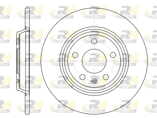 Тормозной диск   61112.00   ROADHOUSE