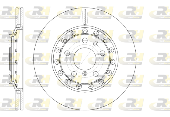 Гальмівний диск   61155.10   ROADHOUSE
