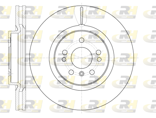 Гальмівний диск   61165.10   ROADHOUSE