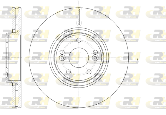 Тормозной диск   61171.10   ROADHOUSE