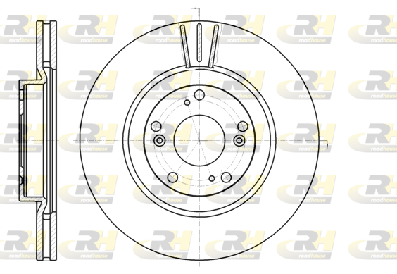 Тормозной диск   61297.10   ROADHOUSE
