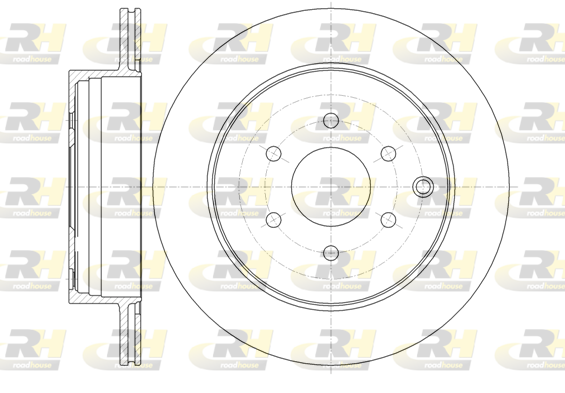 Тормозной диск   61354.10   ROADHOUSE