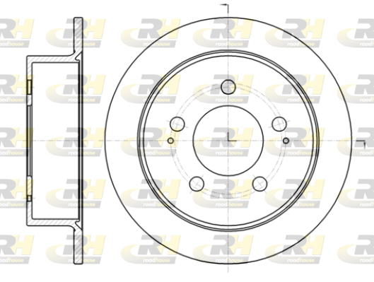 Тормозной диск   61414.00   ROADHOUSE