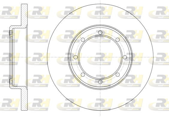 Тормозной диск   61476.00   ROADHOUSE