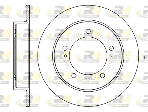 Тормозной диск   61490.00   ROADHOUSE