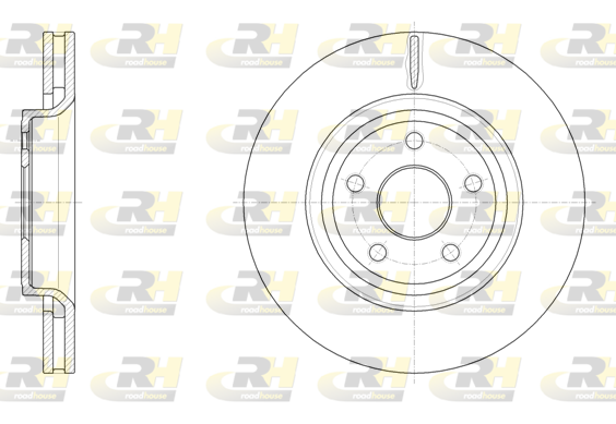 Тормозной диск   61512.10   ROADHOUSE