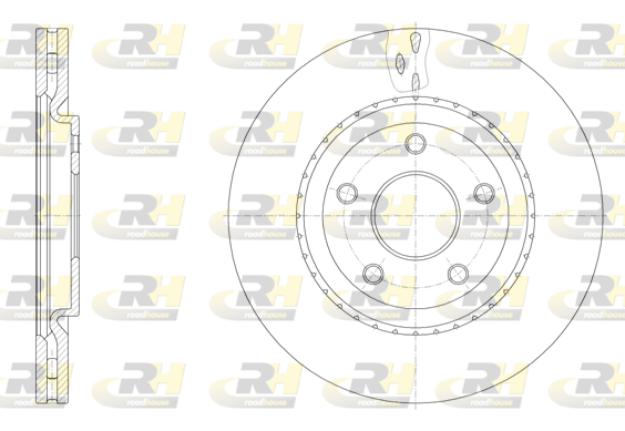 Тормозной диск   61515.10   ROADHOUSE