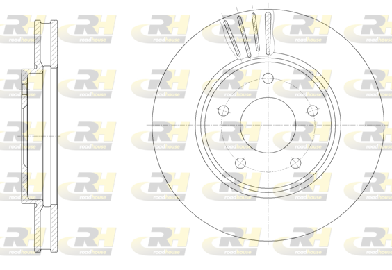 Тормозной диск   61531.10   ROADHOUSE