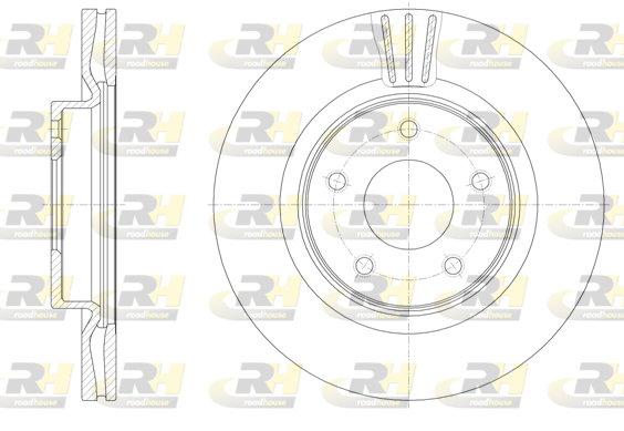 Тормозной диск   61533.10   ROADHOUSE