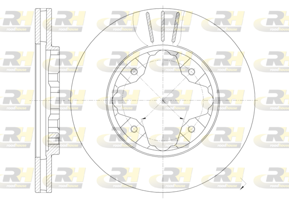 Тормозной диск   6205.10   ROADHOUSE
