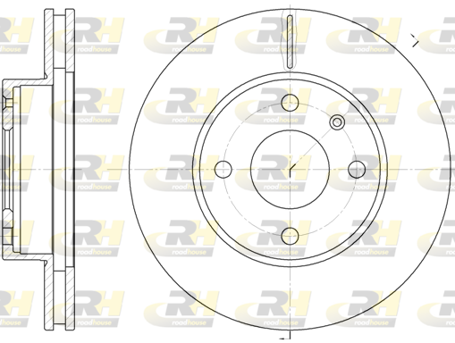 Тормозной диск   6215.10   ROADHOUSE