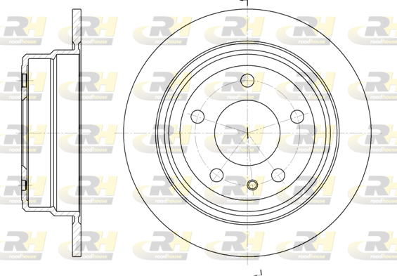 Гальмівний диск, ROADHOUSE 6308.00 Гальмівний диск, ROADHOUSE 6308.00