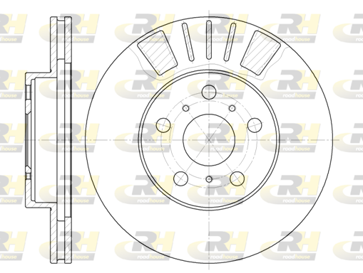Тормозной диск   6445.10   ROADHOUSE