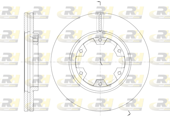 Тормозной диск   6466.10   ROADHOUSE