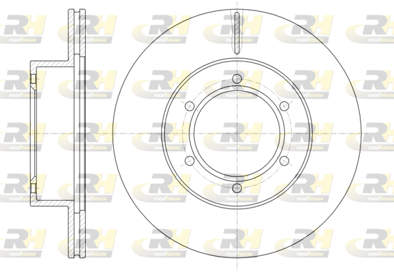 Тормозной диск   6497.10   ROADHOUSE