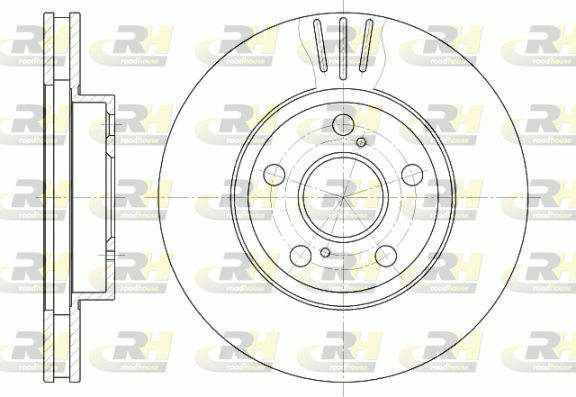 Тормозной диск   6540.10   ROADHOUSE