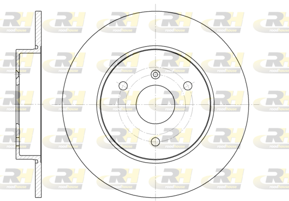Тормозной диск   6617.00   ROADHOUSE