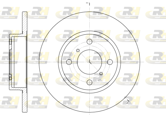 Тормозной диск   6621.00   ROADHOUSE