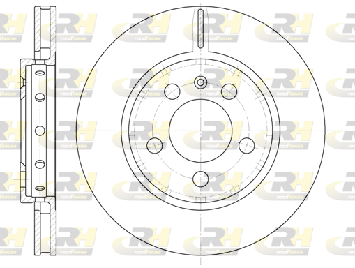 Тормозной диск   6646.10   ROADHOUSE