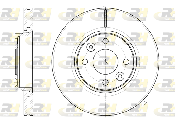 Тормозной диск   6683.10   ROADHOUSE