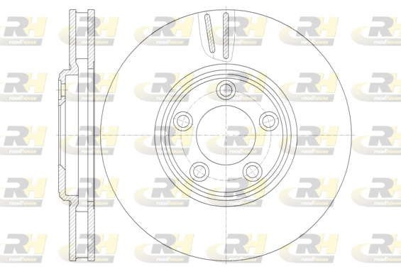 Тормозной диск   6836.10   ROADHOUSE