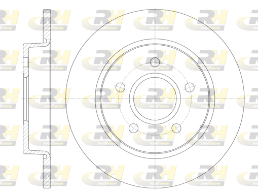 Тормозной диск   6846.00   ROADHOUSE