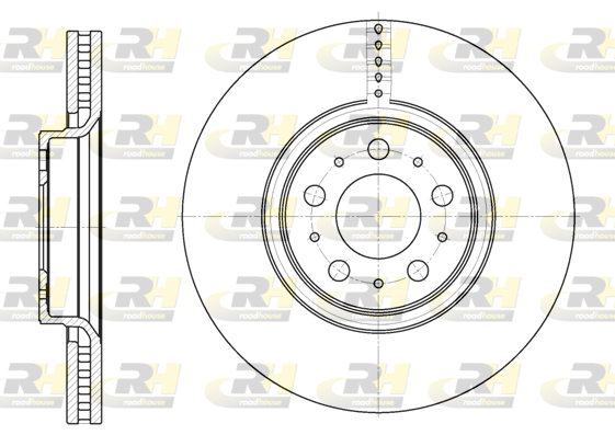Тормозной диск   6866.10   ROADHOUSE