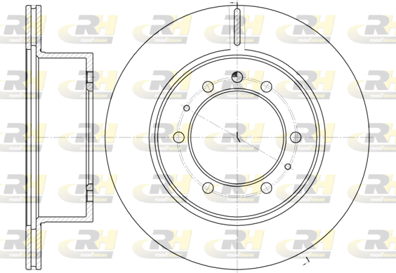 Тормозной диск   6926.10   ROADHOUSE