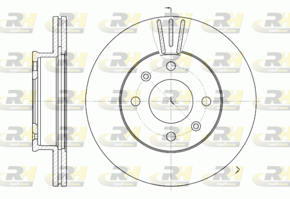 Тормозной диск   6958.10   ROADHOUSE