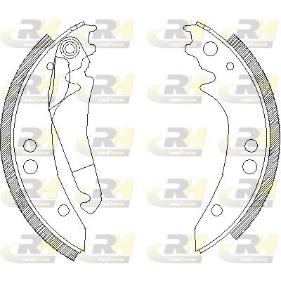 Гальмівна колодка, ROADHOUSE 4136.00 Гальмівна колодка, ROADHOUSE 4136.00