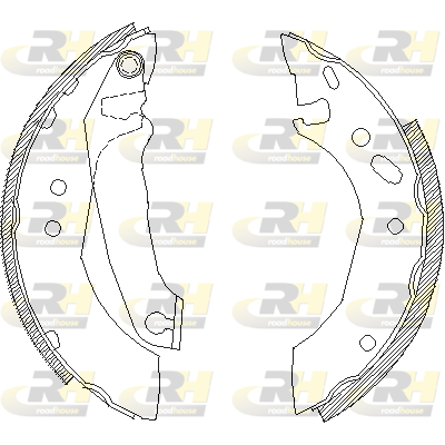 Тормозные колодки, ROADHOUSE 4507.00 Тормозные колодки, ROADHOUSE 4507.00