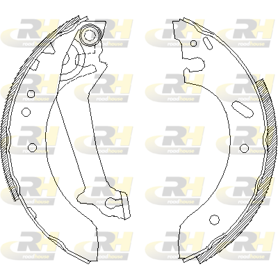 Тормозные колодки, ROADHOUSE 4670.00 Тормозные колодки, ROADHOUSE 4670.00