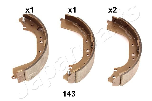 Комплект тормозных колодок   GF-143AF   JAPANPARTS