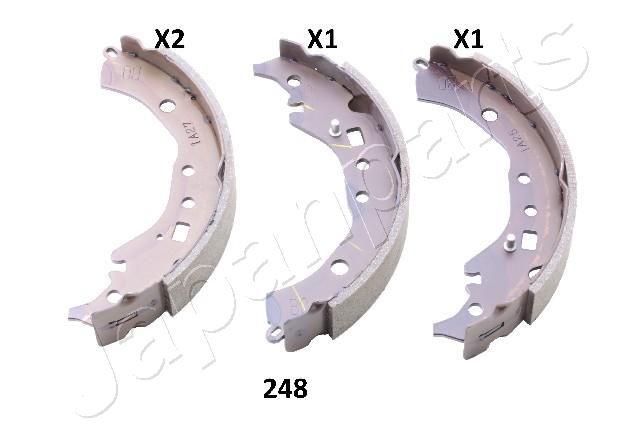 Комплект тормозных колодок   GF-248AF   JAPANPARTS