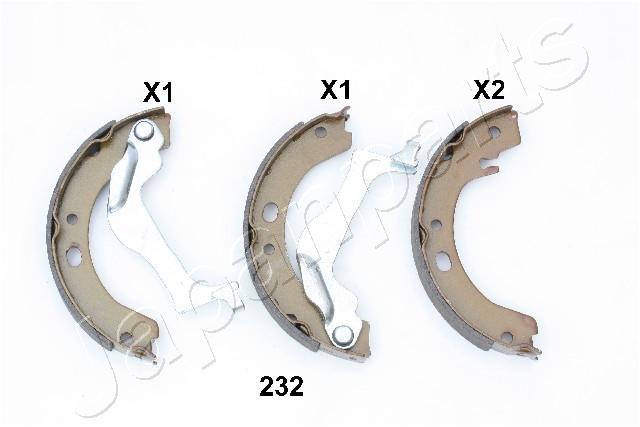 Комплект тормозных колодок, стояночная тормозная система   GF-232AF   JAPANPARTS