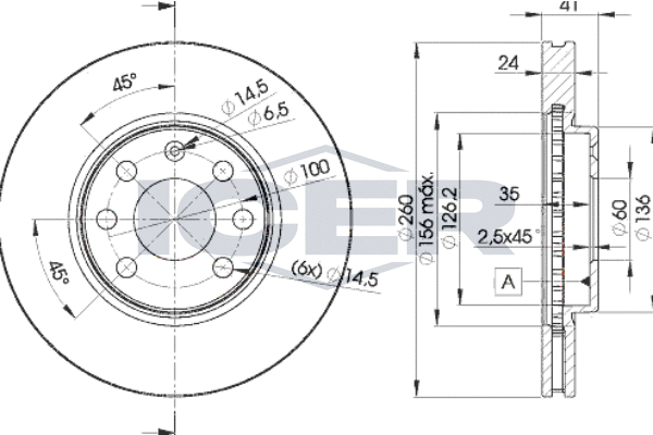 Гальмівний диск   78BD9000-2   ICER