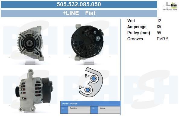 Генератор   505.532.085.050   BV PSH