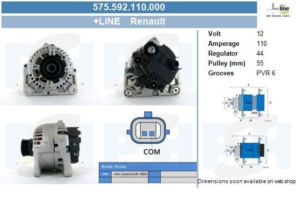 Генератор   575.592.110.000   BV PSH