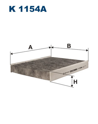 Фильтр, воздух во внутренном пространстве   K 1154A   FILTRON