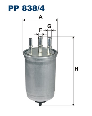 Фільтр палива   PP 838/4   FILTRON