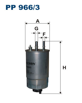 Топливный фильтр   PP 966/3   FILTRON