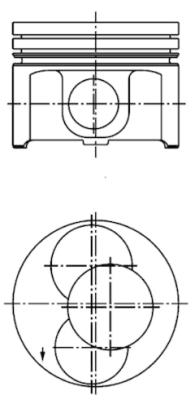 Поршень   40092700   KOLBENSCHMIDT