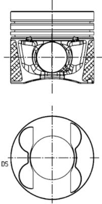 Поршень   40095600   KOLBENSCHMIDT