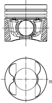 Поршень   40096600   KOLBENSCHMIDT