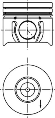 Поршень   40173610   KOLBENSCHMIDT