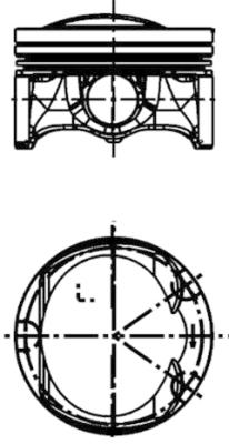 Поршень   40251600   KOLBENSCHMIDT