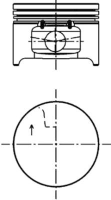 Поршень   40277600   KOLBENSCHMIDT