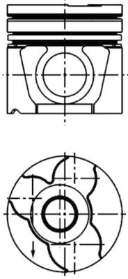 Поршень   40307600   KOLBENSCHMIDT