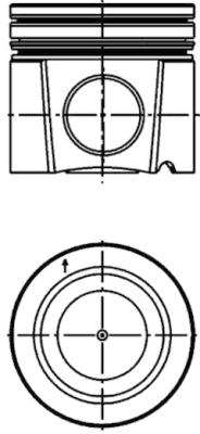 Поршень   40310600   KOLBENSCHMIDT